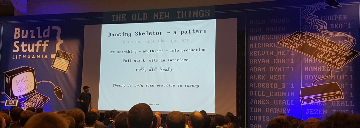 Dancing skeleton with ghost